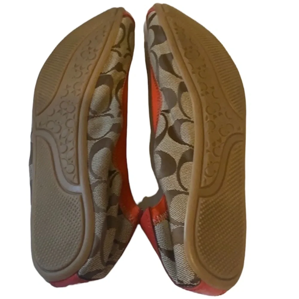 Coach Wanda Signature Flats Shoes 9.5B - Picture 5 of 15